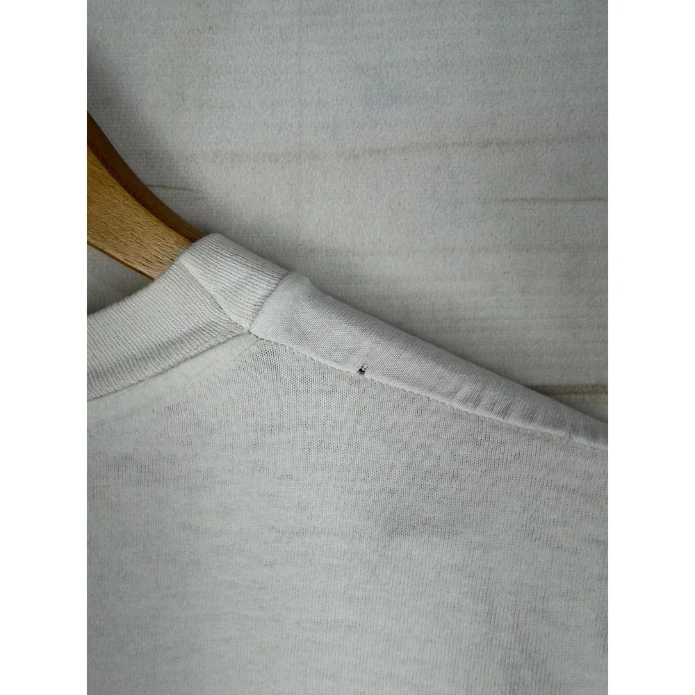Vintage Humane Society K9-5K Shirt Mens XL White Dog Run Graphic Tee USA 90s - Picture 4 of 8
